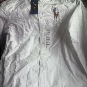 Polo by Ralph Lauren Men's White Button-Down Shirt